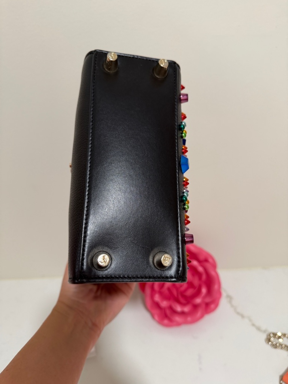 RARE Christian Louboutin Loubouthensky Paloma multicolored studs like new - Picture 9 of 9